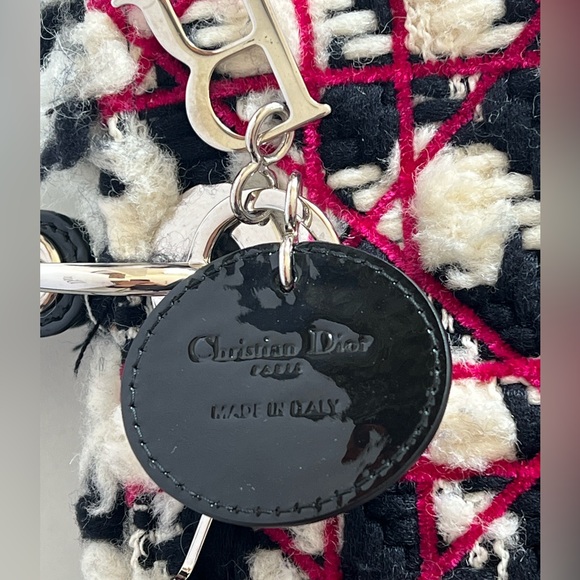 Christian Dior Black Quilted Tweed with Patent Leather
Lady Dior Bag - Picture 4 of 14